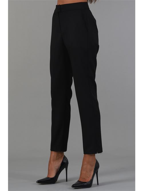 Pantalone in viscosa elastica Manuela Riva | PASEO/0705NERO